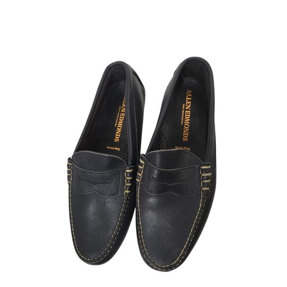 Allen Edmonds Navy Daytona Driving Shoes Size 11.5 - Picture 3 of 7
